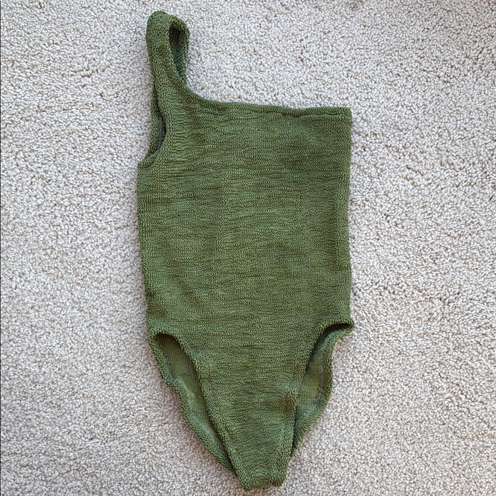 Hunza G one shoulder one piece